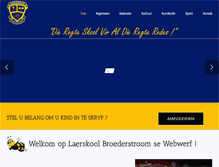 Tablet Screenshot of laerskoolbroederstroom.co.za